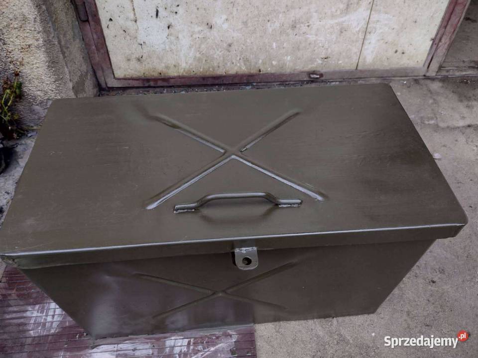Wojskowa skrzynka metalowa chermetyczna Pozostałe podkarpackie Krosno