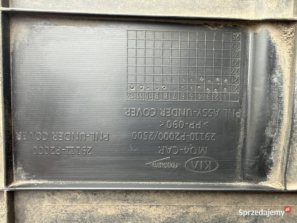 Osłona pod silnik Kia sorento 2020 29110p2000 Nowogard