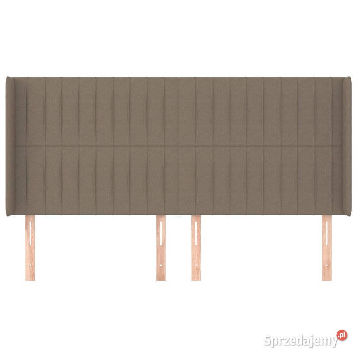 Zagłówek uszak kolor taupe 163x16x118128 tkanina Warszawa sprzedam