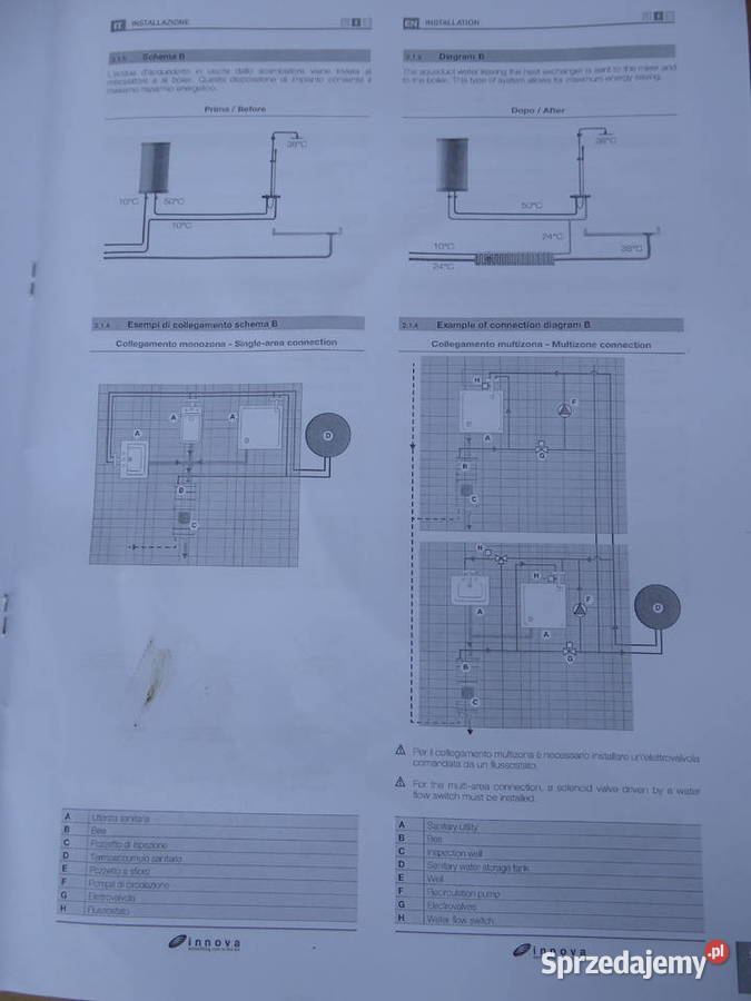 INNOVA BEE 1300 REKUPERATOR WODY CIEPLEJ