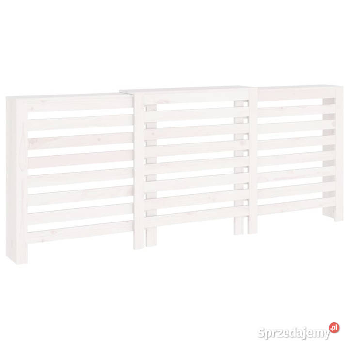 Osłona grzejnika biała 210x21x85 lite drewno Warszawa