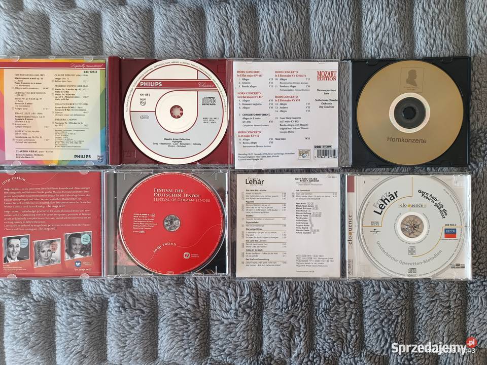 4 płyty CD z muzyczną klasyką CD Wronki sprzedam