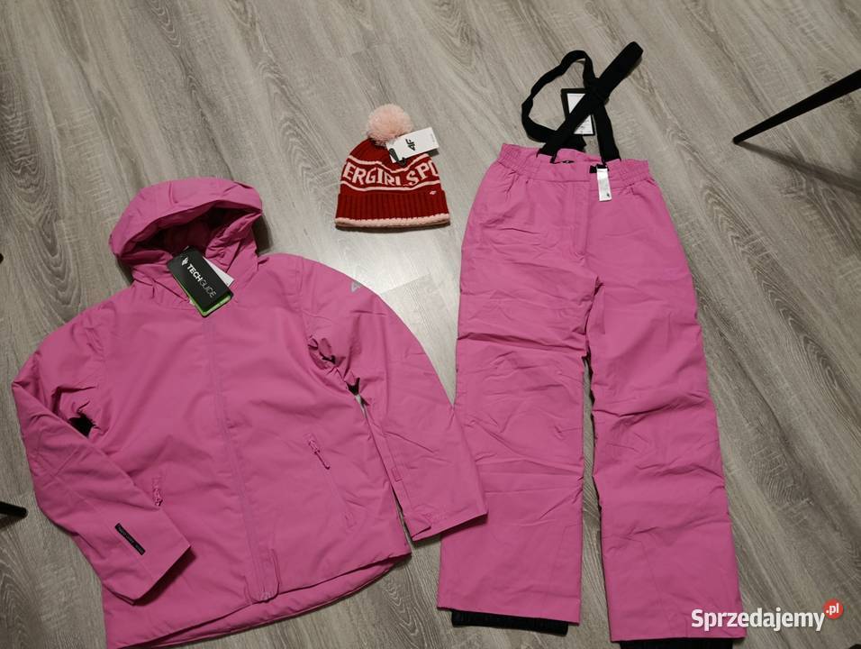Nowy komplet zimowy narciarski 4F 158 dziewczynka