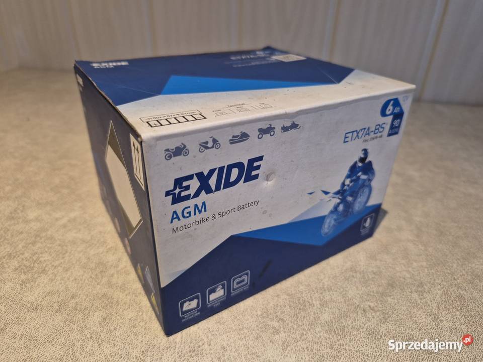 Akumulator Exide ETX7ABS
