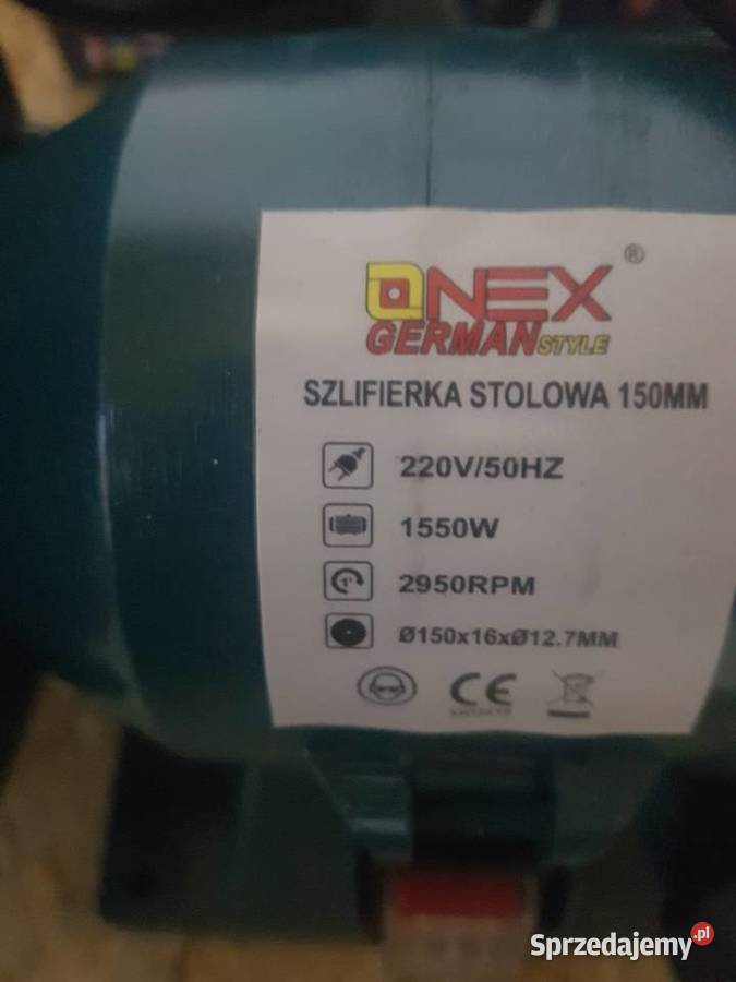 Szlifierka Stołowa Dwa Kamienie 125 mm 1550W Głogowa