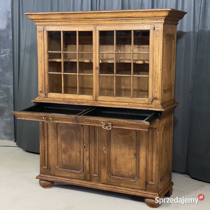 Kredens klasyczny w stylu rustykalnym ok 1900 r Budno