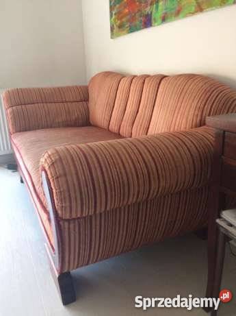 Szezlong art deco paski sofa stylowe do obicia Toruń