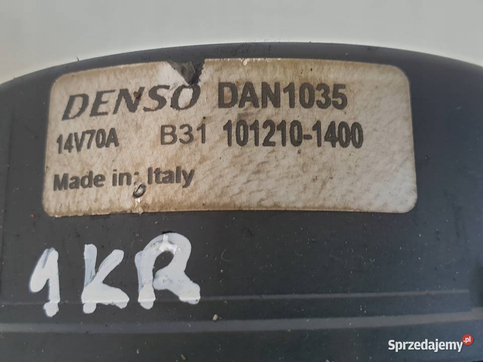 ALTERNATOR Toyota Aygo 10 B 1012101400 lubelskie Chełm