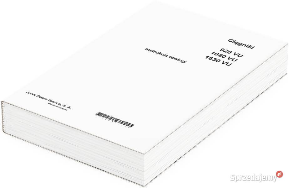 John Deere JD 2064 2264 Instrukcja katalog Pozostałe Szamotuły