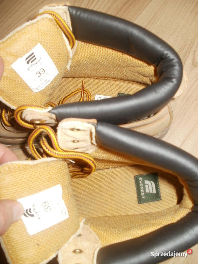 EVEREST skórzane buty trekkingowe 38 ZIMAJESIEŃ Rozgart sprzedam