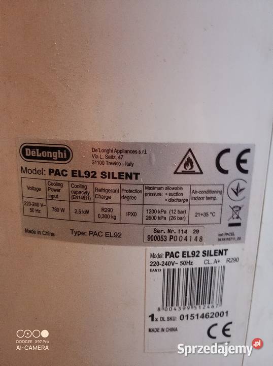 Klimatyzator DeLonghi Gdańsk
