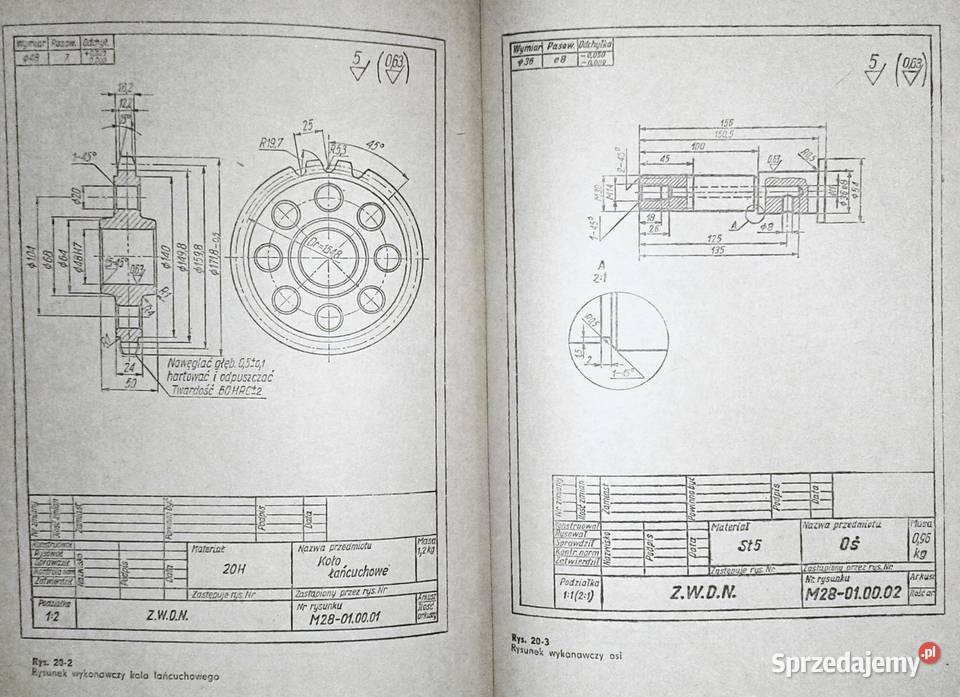 Rysunek techniczny Tadeusz Buksiński Antoni
