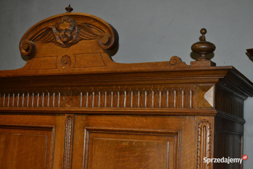 szafa neorenesansowa 1900 dąb Będzin