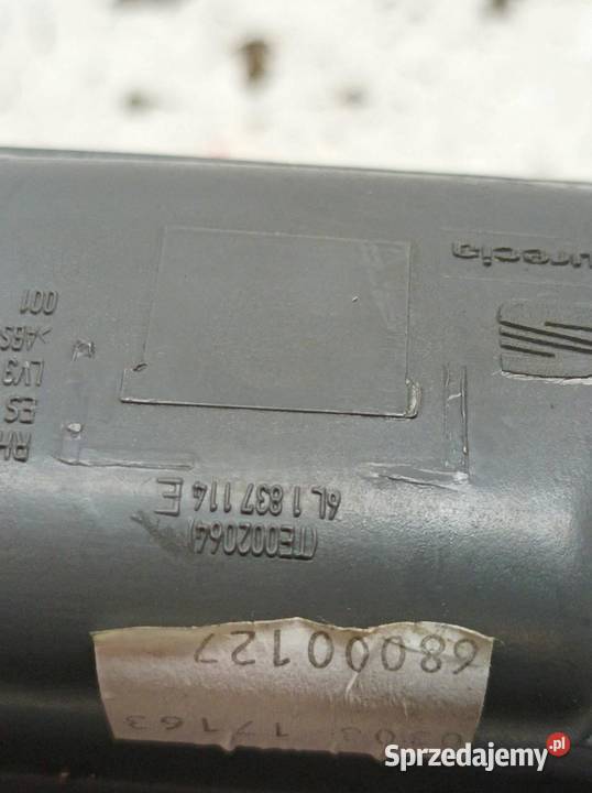 KLAMKA WEWNĘTRZNA PRAWA PRZÓD CORDOBA II Rok produkcji 2008