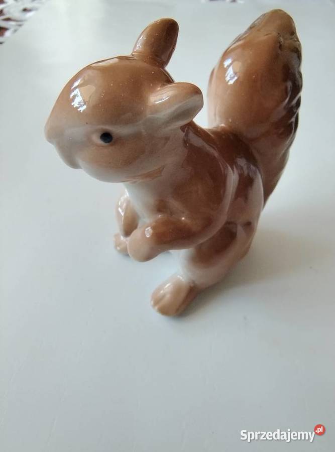 Porcelanowa wiewiórka Żory sprzedam