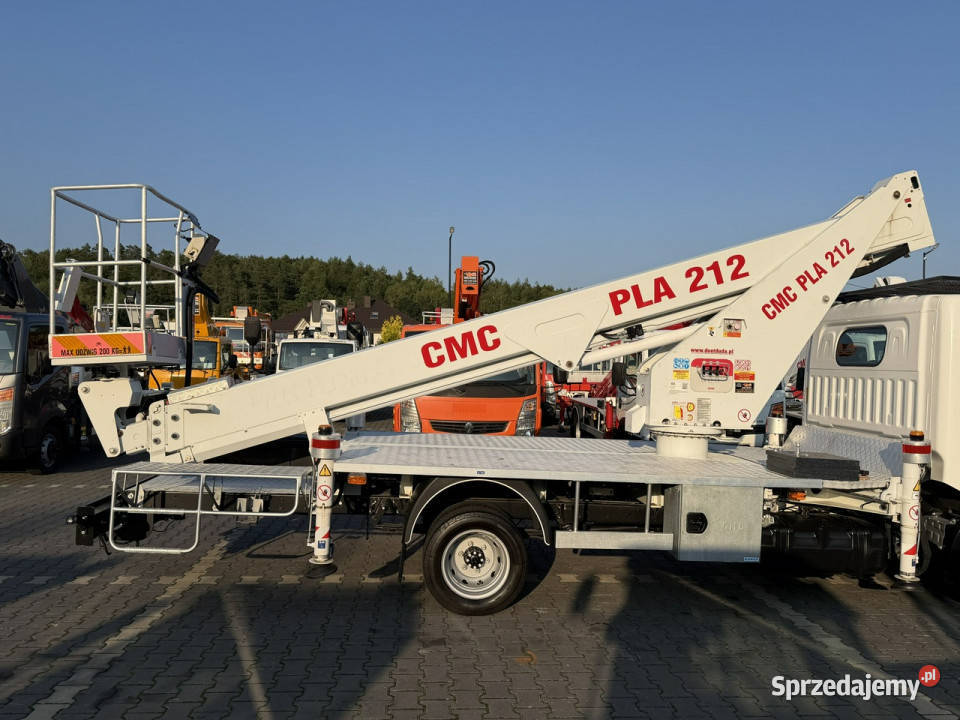 Renault Maxity Podnośnik Koszowy 21m CMC PLA 212 pełny VAT Widełki sprzedam