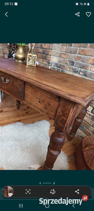 Stary stół antyk przedwojenny retro vintage