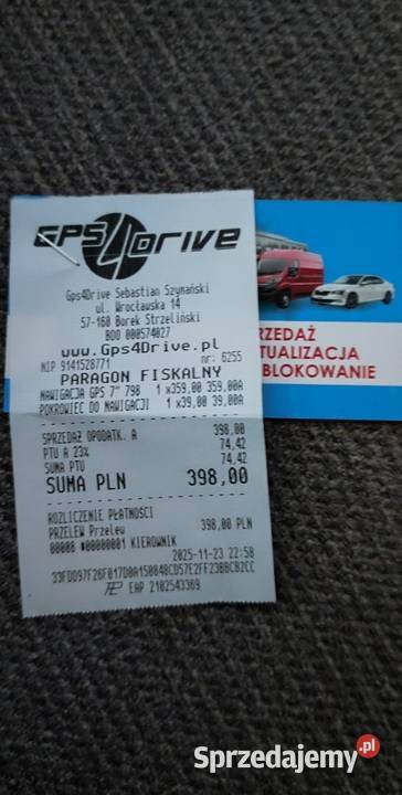Nawigacja samochodowa GPS4DRIVE 798 Polkowice sprzedam