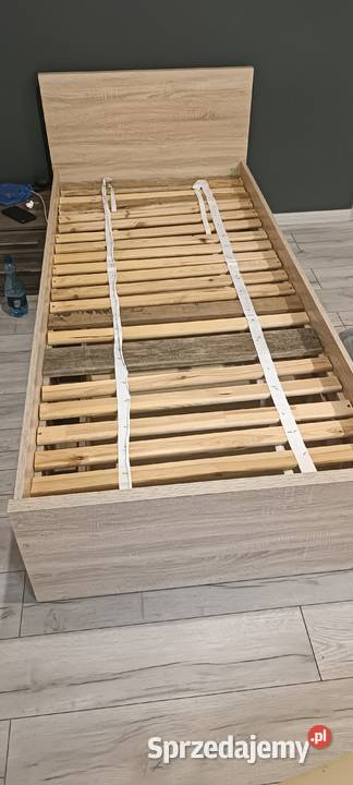 Łóżko pojedyńcze z materacem Przecław