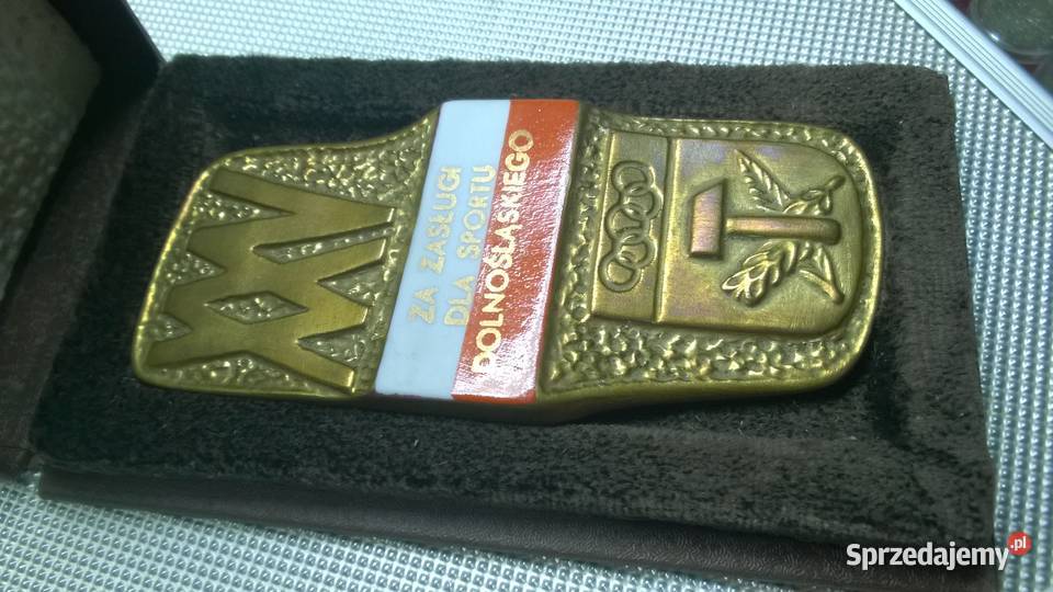 MEDAL XXV zasługi sportu dolnośląskiego plakieta Warszawa sprzedam
