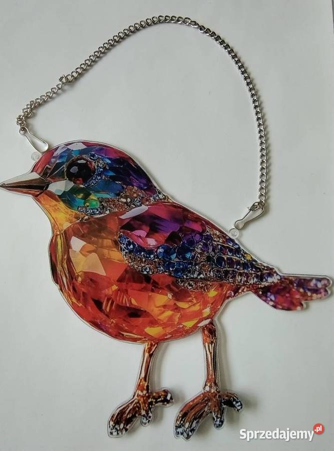 Kolorowy ptak zawieszka