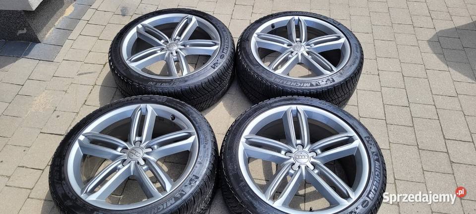 Koła zimowe Audi R 20 255 40 ET 43 super stan mazowieckie Warszawa