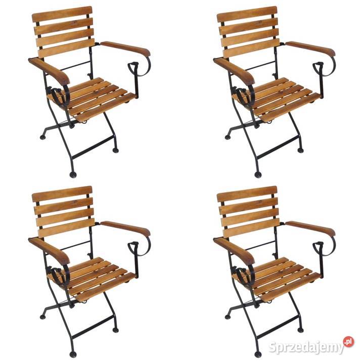 vidaXL Składane krzesła ogrodowe 4 SKU316834 Warszawa