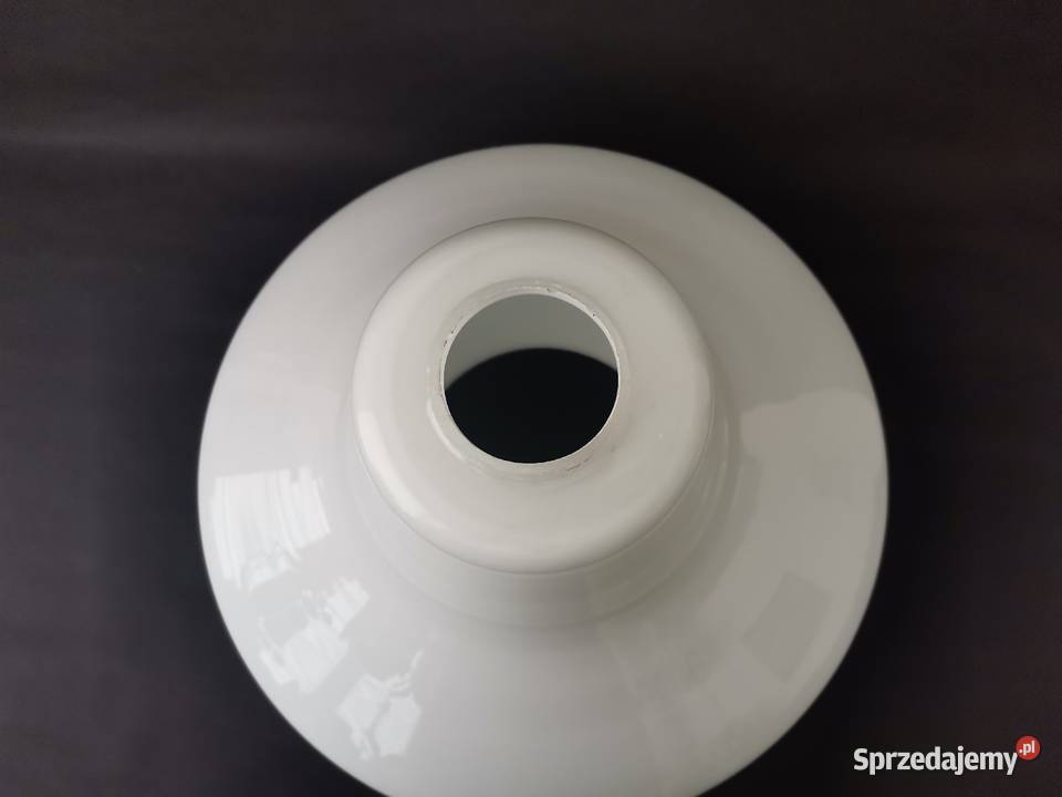 Stara duża lampa wisząca klosz Ufo Space Age Porcelana i szkło Katowice sprzedam