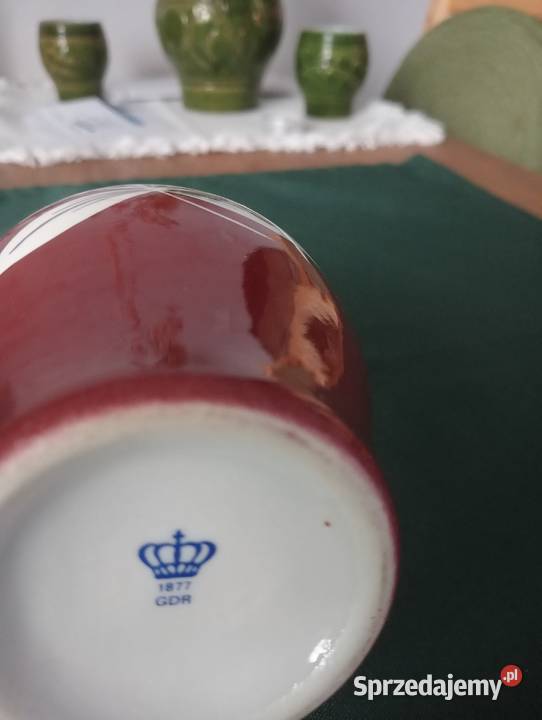 Wazon GDR Lipelsdorf Sygnowany Będzin