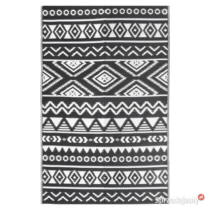 Dywan zewnętrzny czarny 190x290 PP WM316980 Warszawa