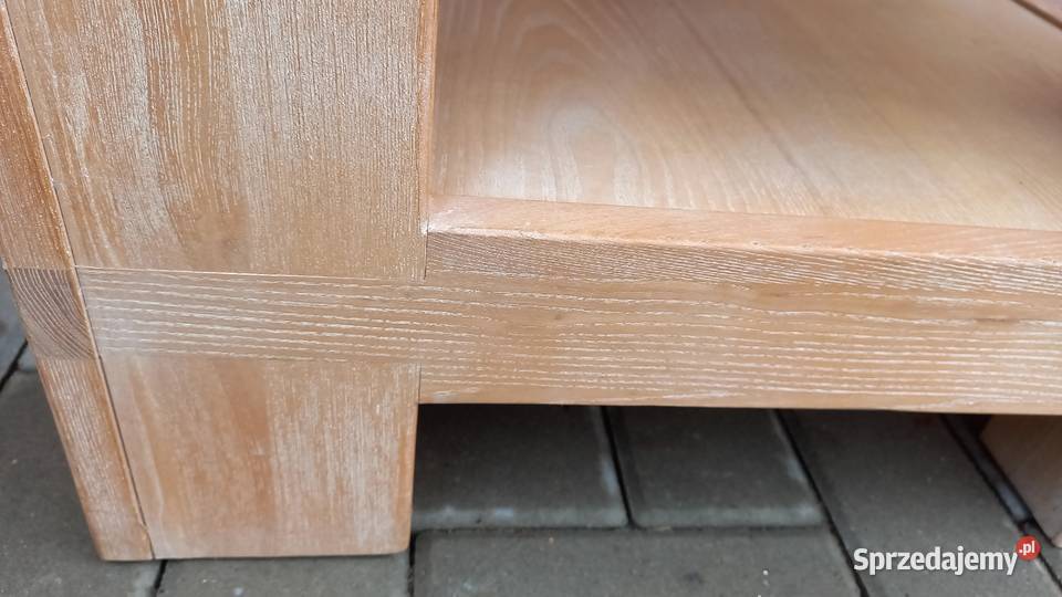 Stolik drewniany kawowy kwadratowy z półką 2 55.5cm zachodniopomorskie Gawroniec