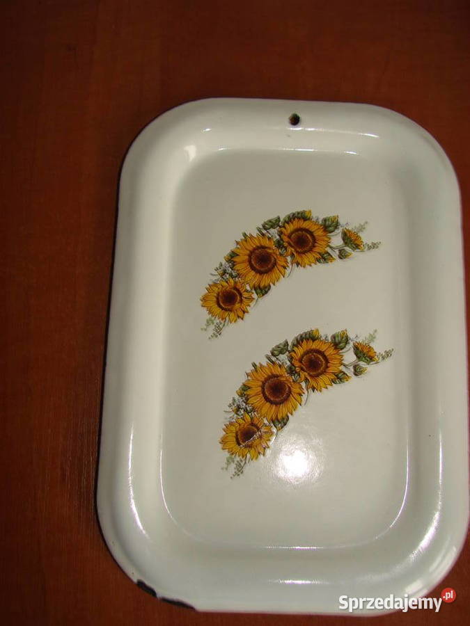 mała emaliowana tacka Pruszcz Gdański