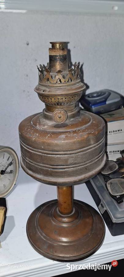 Stara lampa naftowa HUGO SCHNEIDER Hasag Bydgoszcz sprzedam