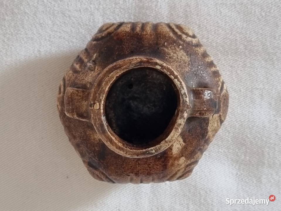 Ceramiczny wazonik z 2 uchami Cepelia Wazony Warszawa