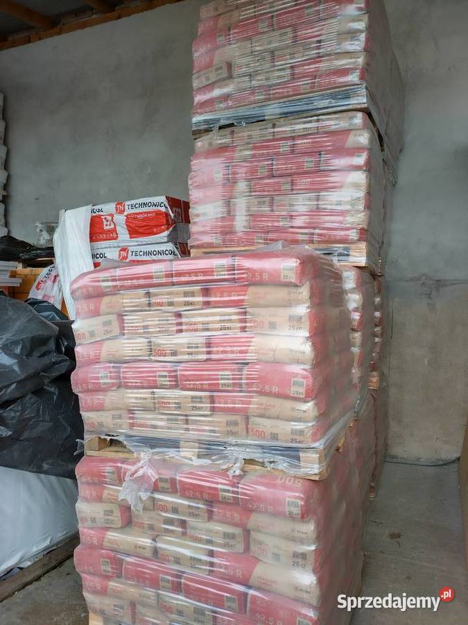 cement portlandzki workowany II 425 R 500 Cementy, wapno i kruszywo Oleśnica