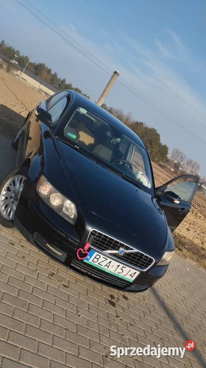 Volvo s40 2004r czarny podlaskie Łomża
