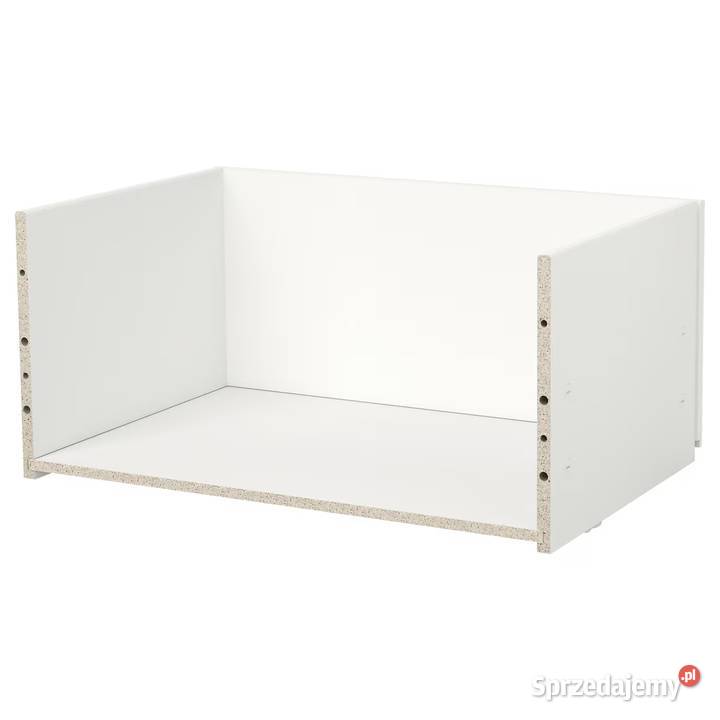 2x szuflada Ikea Besta + front Selsviken biały połysk