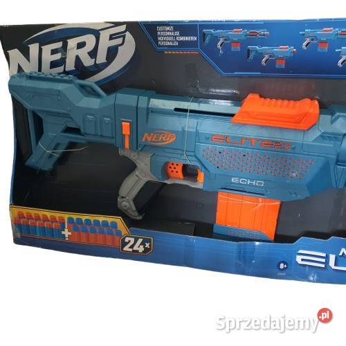 Wyrzutnia Nerf Elite 20 Echo pistolet śląskie Częstochowa