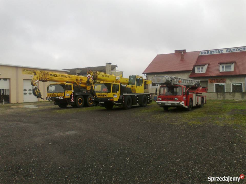 Prace ziemne Koparka wywrotka piasek żwir Wałcz