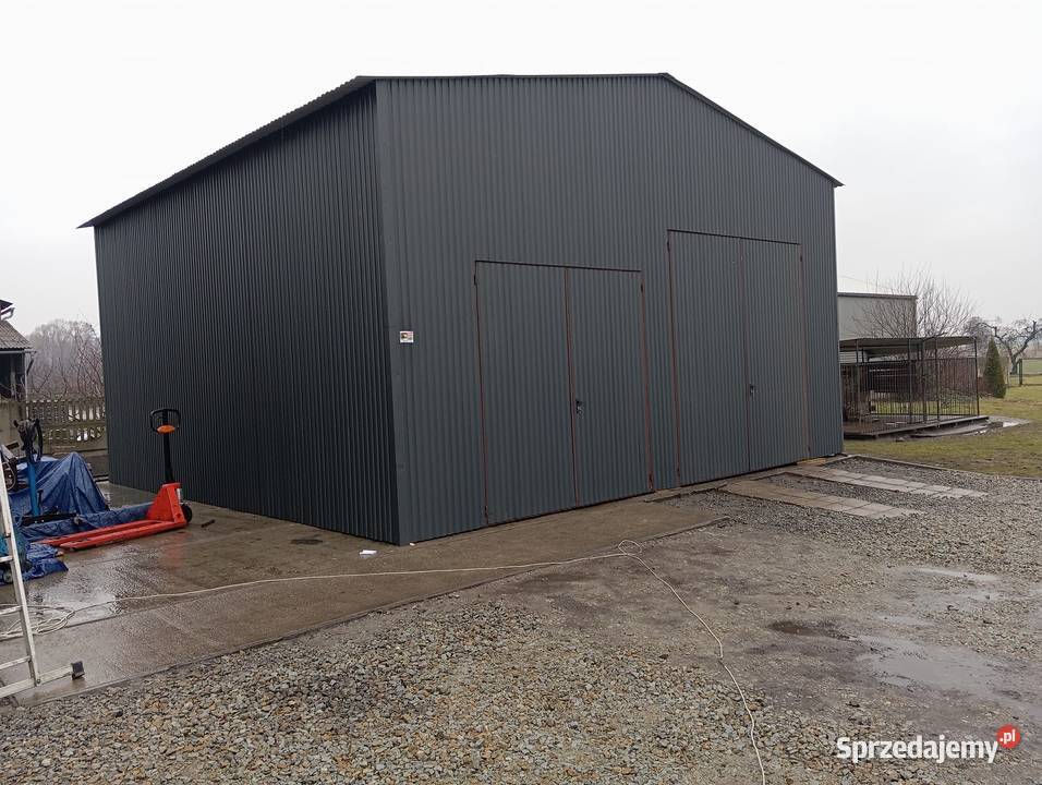 Brązowy GarażWiata Blaszana Magazyn Magazyn Hala 327zł/m2 Legnica