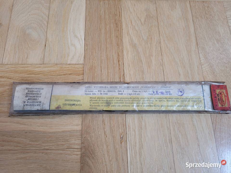 Pióro wycieraczki stomil syrena warszawa Pióra wycieraczek Motoryzacja małopolskie Cholerzyn