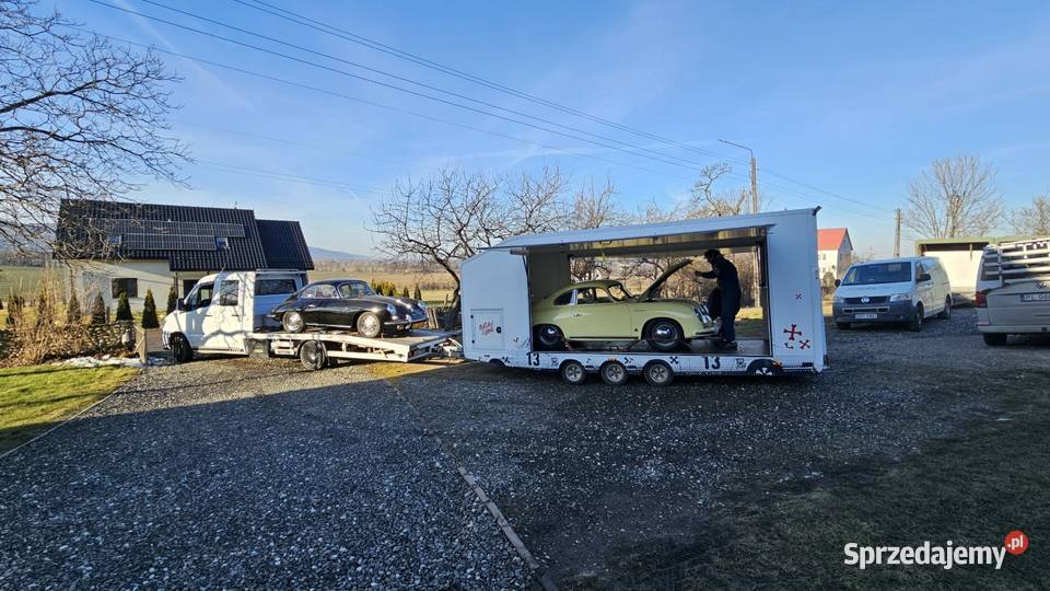 Bezpieczny transport krytą lawetą Kryta laweta Leszno