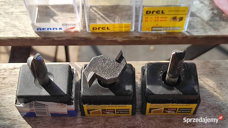 Frez do drewna 8mm trzpien lrawie nowy