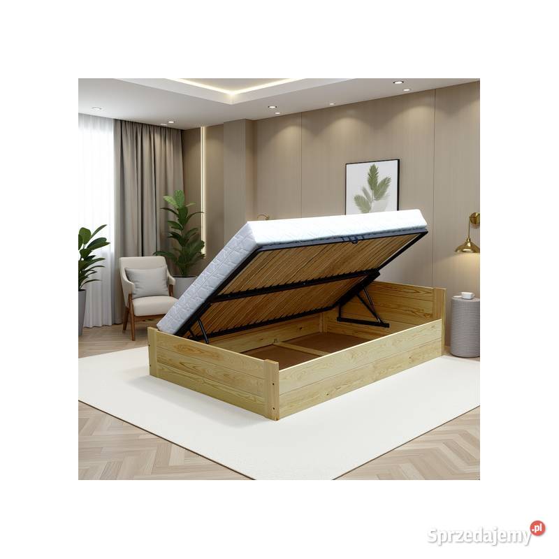 Łóżko LOFT otwierane bokustelaż elastyczny Łóżka Prudnik