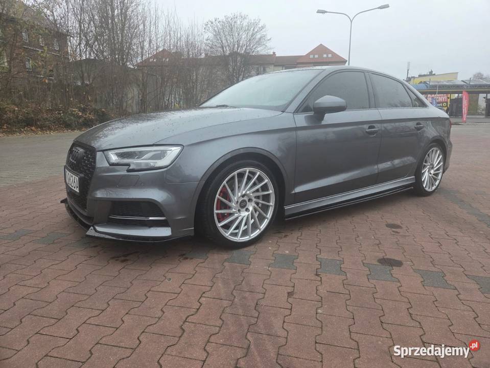 Audi S3 sedan piękne zamiana nieuszkodzony śląskie Gliwice