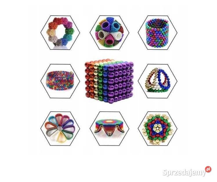 KULKI klocki Magnetyczne NEOCUBE 216 3mm ZESTAW małopolskie Nowy Sącz