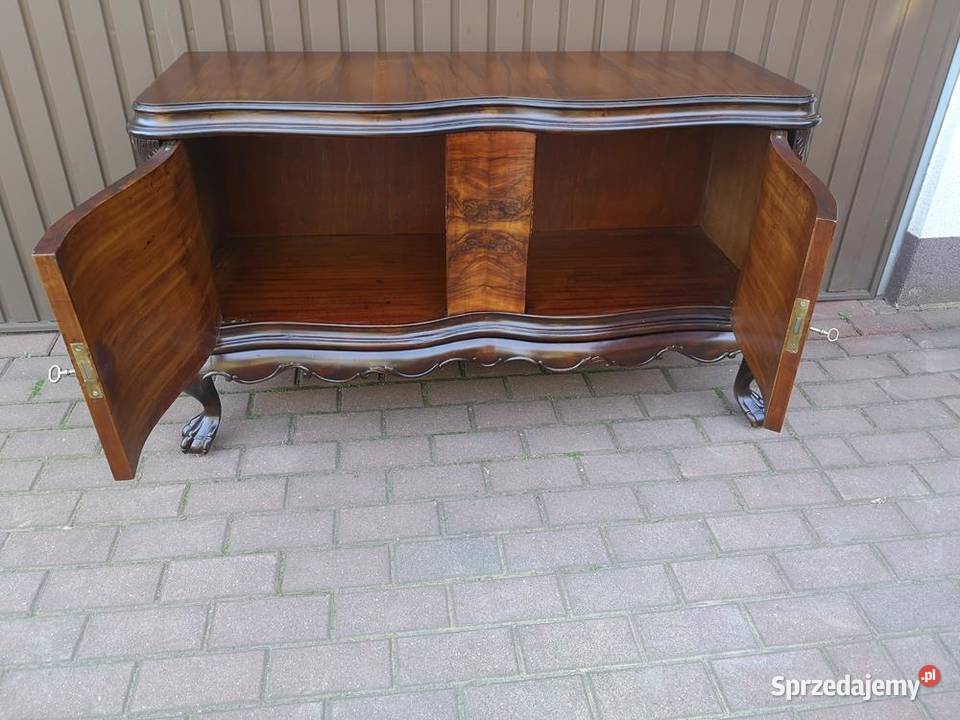 Komoda Ludwik Chippendale Orzech Niska 130 sprzedam