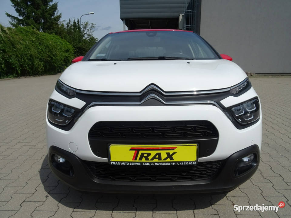 Citroen C3 12 110 SHINE Krajowy Pierwszy VAT marża Łódź