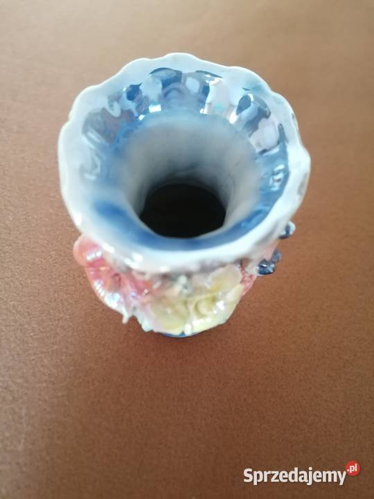 Wazonwazonik ceramiczny perłowy wysokość 15 Łódź
