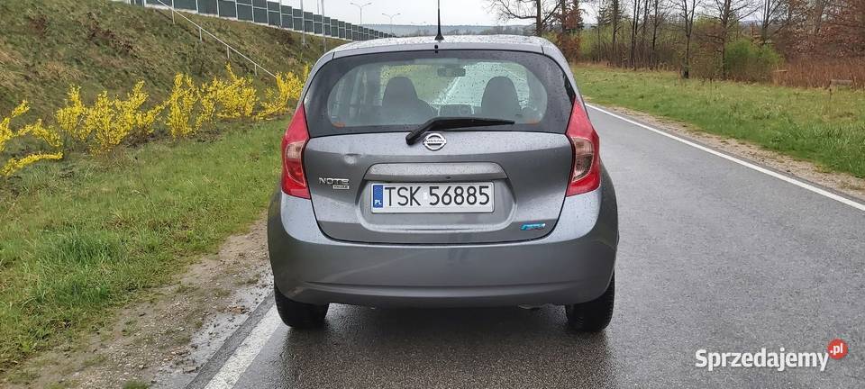 Nissan Note 12B 80 2014r 104800 NAVI Kamera 360 wspomaganie kierownicy Skarżysko-Kamienna